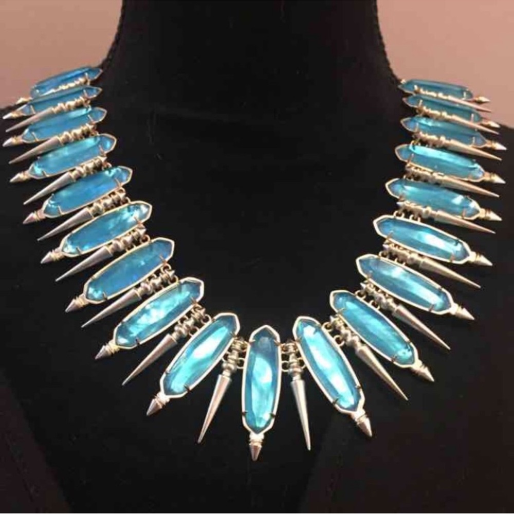 Kendra Scott Gwendolyn Turquoise Statement Necklace